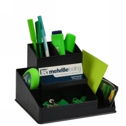 DESK ORGANISER ITALPLAST GREENR RECYCLED BLACK