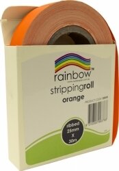 SP- STRIPPING ROLL RAINBOW RIBBED 25MMX30M ORANGE