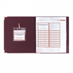 VISITOR REGISTER ZIONS CONTRACTORS SITE PASS