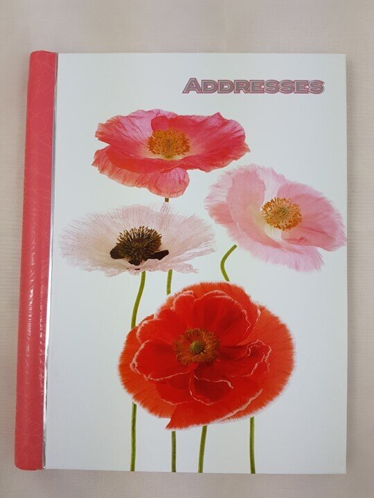 SP- ADDRESS BOOK OZCORP SPIRAL POPPIES