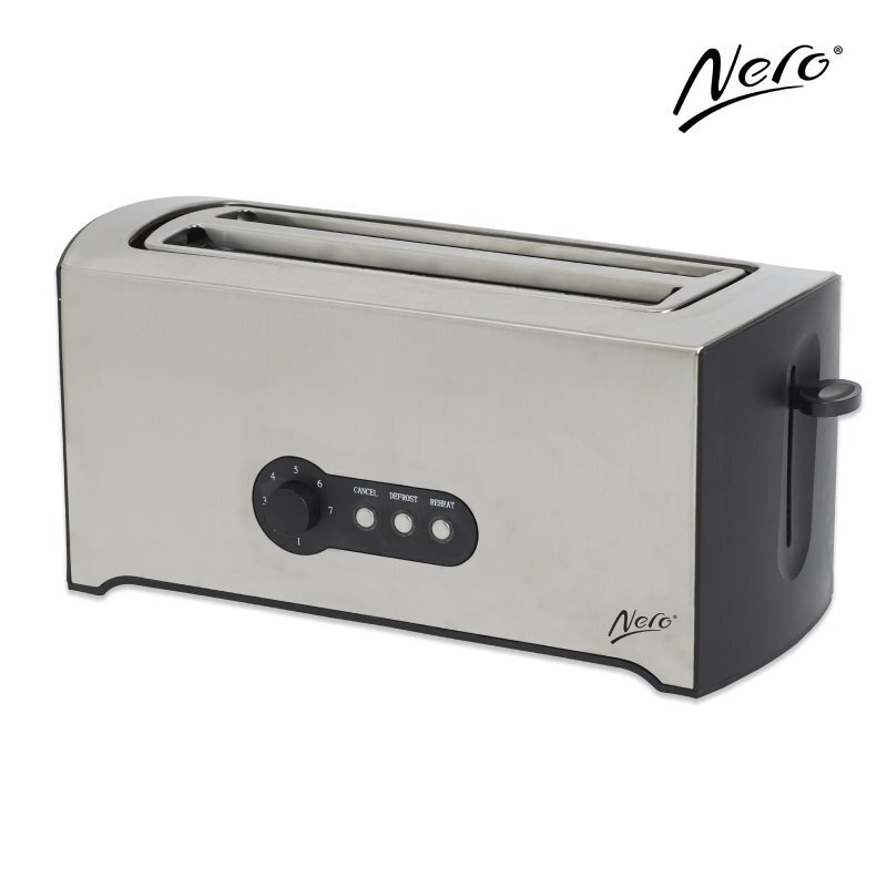 SP- TOASTER NERO STAINLESS STEEL 4 SLICE