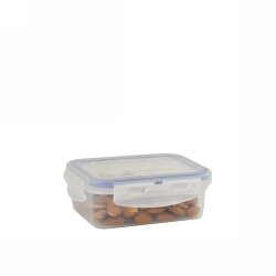 FOOD CONTAINER ITALPLAST 350ML AIR LOCK CLEAR