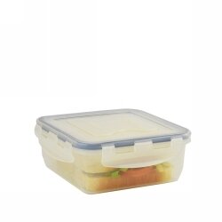 FOOD CONTAINER ITALPLAST 800ML AIR LOCK CLEAR
