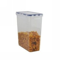 FOOD CONTAINER ITALPLAST 4400ML AIR LOCK CLEAR