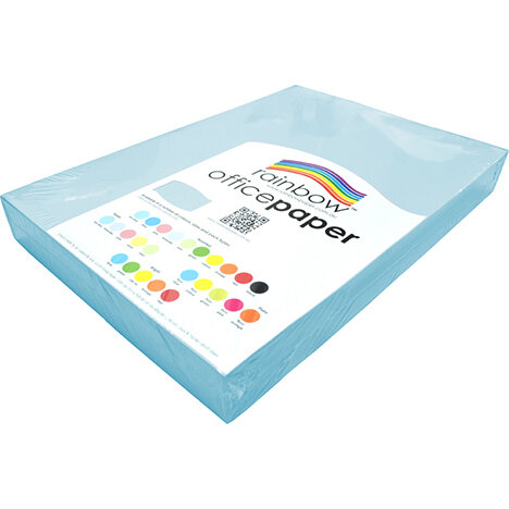 COPY PAPER RAINBOW A3 80GSM SKY BLUE PK500
