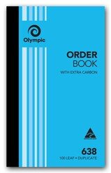 ORDER BOOK OLYMPIC FSC 638 DUP 8X5 100LF (07445)