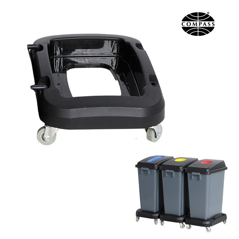 BIN BASE COMPASS 33WX48DX8HCM WHEELIE TO SUIT 7606010 W/CASTORS & HOOK