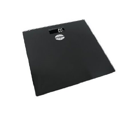 SCALES BATHROOM COMPASS 28X28CM 2XAAA BAT NOT INCL 180KG CAPACITY BLACK