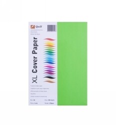 COVER PAPER QUILL A4 125GSM LIME PK250