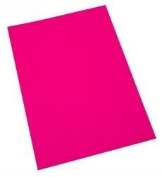 CARDBOARD QUILL 510X635MM 230GSM FLUORO PINK PK25