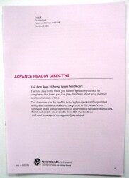 SP- ADVANCE HEALTH DIRECTIVE FORM FORM 4