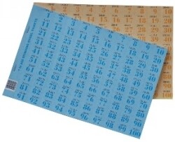 TICKETS CHOCOLATE WHEEL 1-200 PAD