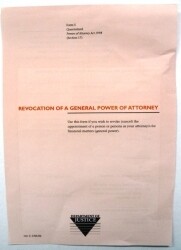 POWER OF ATTORNEY REVOCATION OF A GENERAL FORM 5