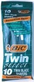 SHAVER BIC TWIN EASY SENSITIVE PK10