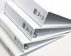 BINDER INSERT C/LAND ECOWISE A4 2 D-RING 40MM WHITE