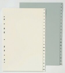 DIVIDERS MARBIG A4 PP WHITE A-Z
