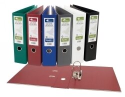 LEVER ARCH FILE B/TEX A4 ECOBOARD BLACK 80MM HIGH CAP