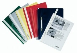 FLAT FILE DURABLE A4 2573 C/FRONT RED