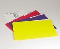 SP- MANILLA FOLDER AVERY F/C 20'S W/LASER LABELS BLUE