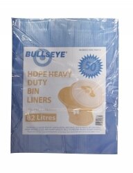 GARBAGE BAG CAPRI 80L 810X950MM HEAVY DUTY BLUE 25/ROLL