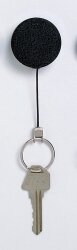 KEY HOLDER REXEL METAL WITH KEY RING & NYLON CORD