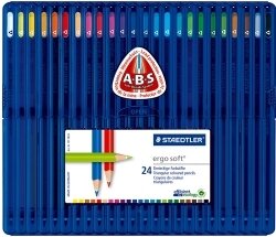 SP- PENCIL COLOURED STAEDTLER ERGOSOFT WLT24