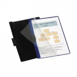 KWIK CLIP FILE MARBIG A4 BLACK