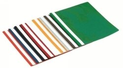 FLAT FILE BANTEX A4 CLEAR COVER RED