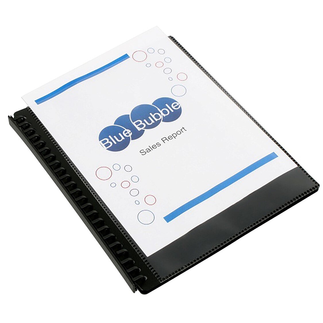 SP- MARBIG DISPLAY BOOK A4 INSERT COVER BLACK