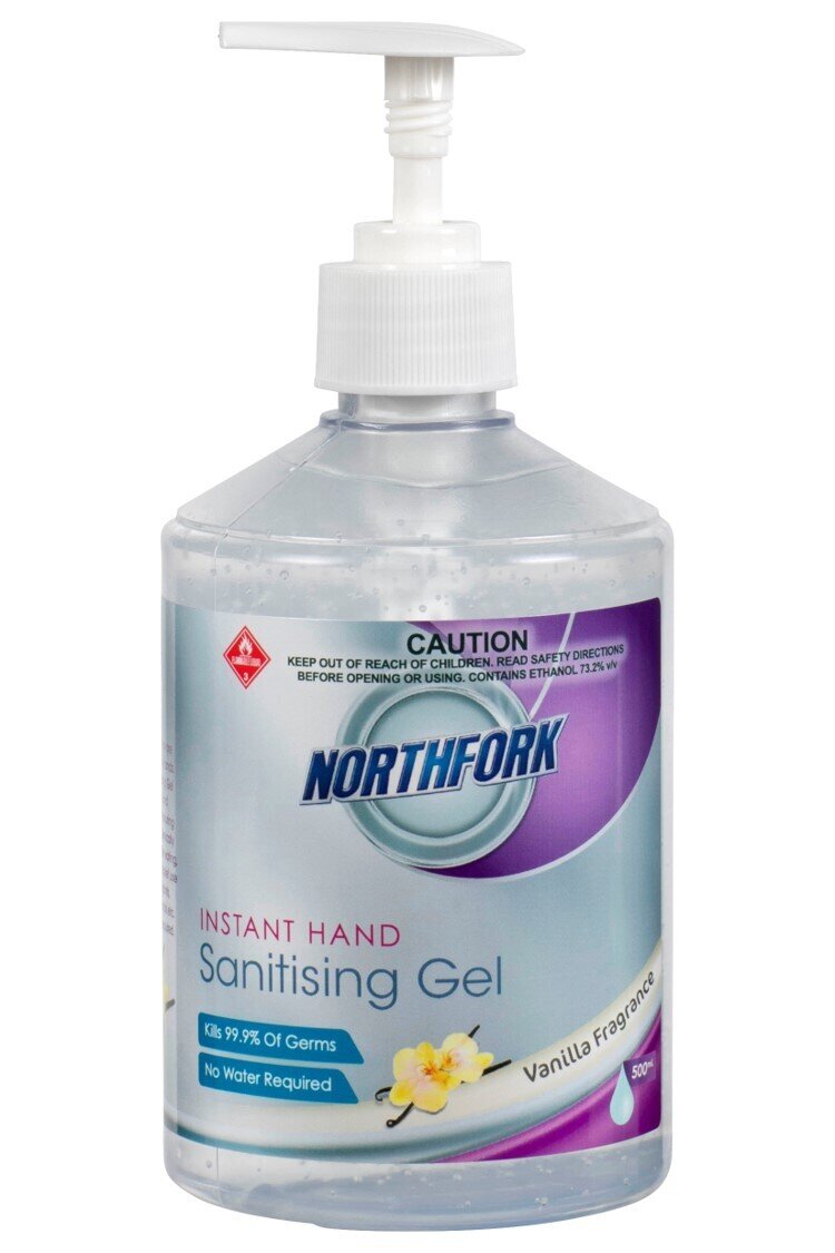 SP- HAND SANITISING GEL VANILLA NORTHFORK 500ML