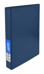 BINDER INSERT BANTEX A4 2 D-RING 25MM BLUE