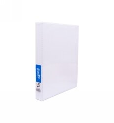 BINDER INSERT BANTEX A4 3 D-RING 25MM WHITE