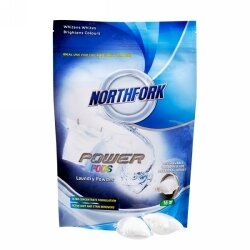 LAUNDRY WASHING NORTHFORK LIQUID POWER PACK PODS PACK OF 16