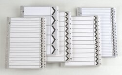 DIVIDERS MARBIG A4 MANILLA PVC 1-31 TAB BLK/WHT