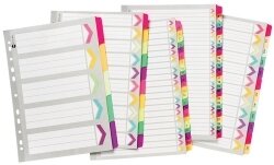DIVIDERS MARBIG A4 MANILLA FLUORO 5 TAB