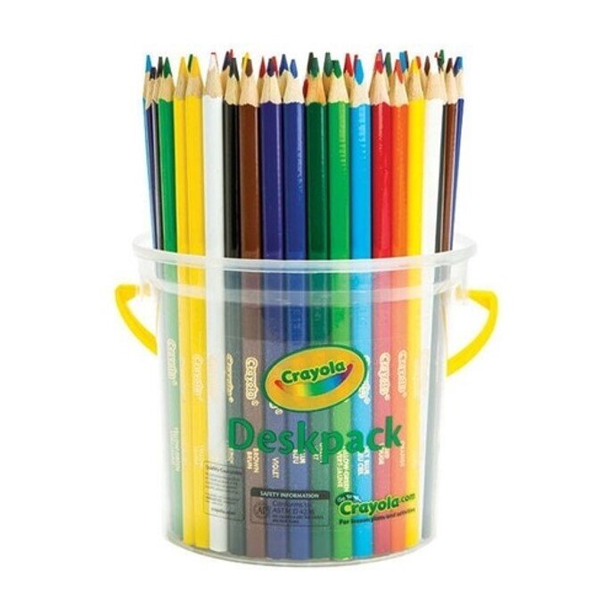 PENCIL COLOURED CRAYOLA TRIANGULAR 12 COLOURS DESKPACK 48