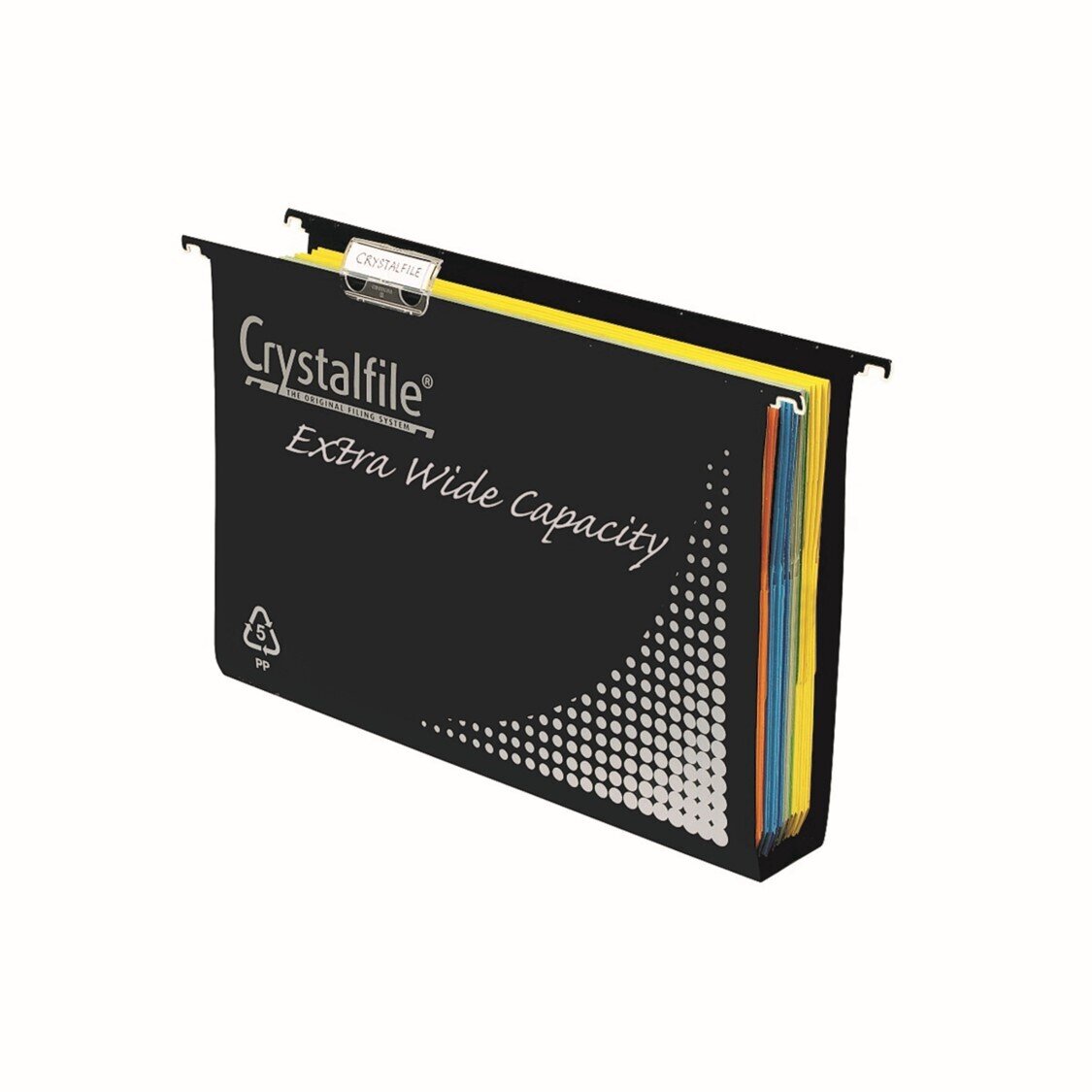 SP- SUSPENSION FILES CRYSTALFILE FOOLSCAP PP EXTRA WIDE 50mm (10)