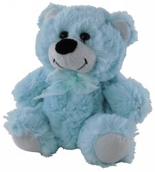 SP- SOFT TOY ELKA 18CM BEAR JELLY BABY BOY BLUE