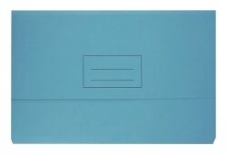 DOCUMENT WALLET BANTEX FC BOARD 240GSM LIGHT BLUE