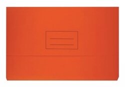 DOCUMENT WALLET BANTEX FC BOARD 240GSM ORANGE