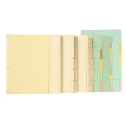 DIVIDERS MARBIG A4 MANILLA 10 TAB PK10