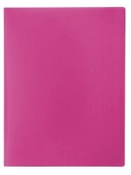 SP- DISPLAY BOOK MARBIG A4 12 POCKET SOFT TOUCH PINK