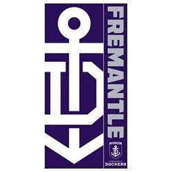 SP- BEACH TOWEL AFL FREMANTLE DOCKERS