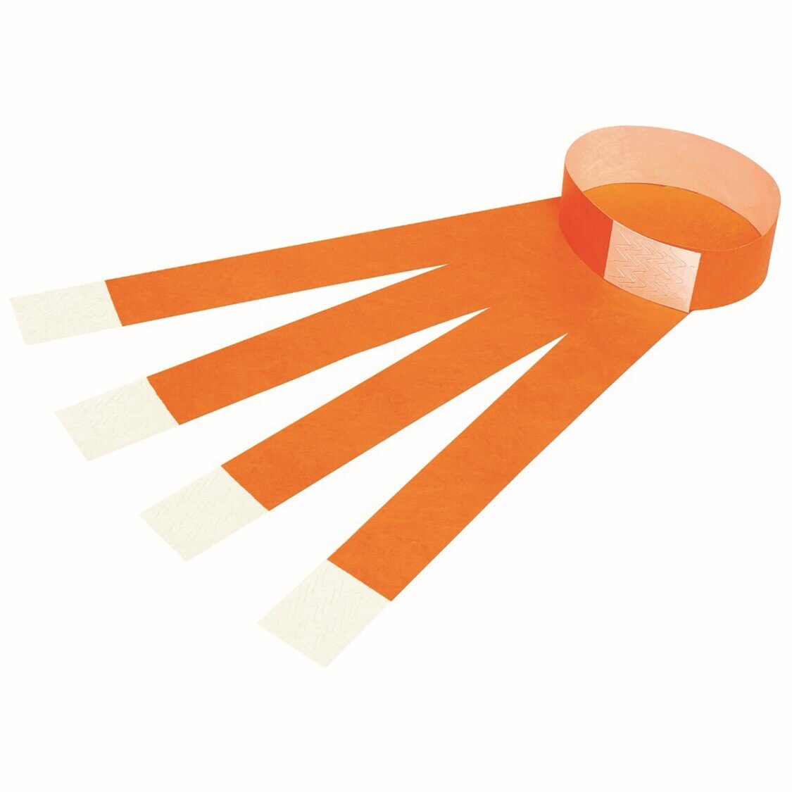 SP- ID SERIAL NUMBER WRIST BANDS REXEL FLUORO ORANGE PK100