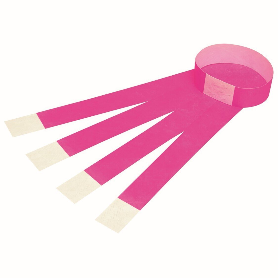 SP- ID SERIAL NUMBER WRIST BANDS REXEL FLUORO PINK PK100
