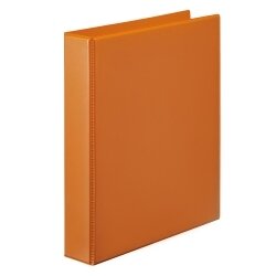 BINDER INSERT MARBIG A4 CLEARVIEW 2 D-RING 25MM ORANGE