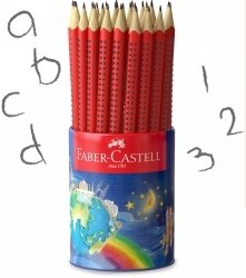 SP- PENCIL LEAD FABER-CASTELL JUNIOR GRIP GRAPHITE TIN CUP 50