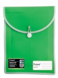 ATTACHE CASE PROTEXT FILE WITH ELASTIC CLOSURE LIME