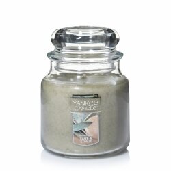 CANDLE YANKEE CLASSIC MEDIUM JAR SAGE & CITRUS