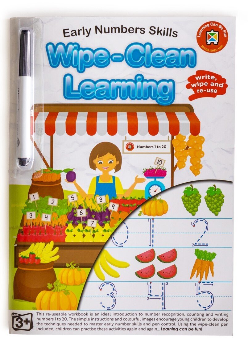 BOOK LCBF WIPE CLEAN LEARNING EARLY NUMBER SKILLS